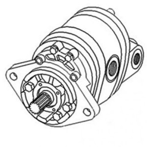 Power Steering Pump - Case 580Sd 584D 580D 585D 586D 580Se D93204