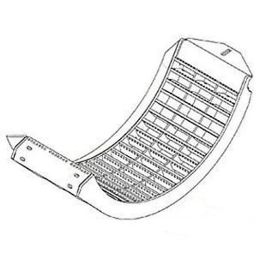 Ah205487 Concave, Front (Small Grain) John Deere Combine: 9560Sts,9570Sts