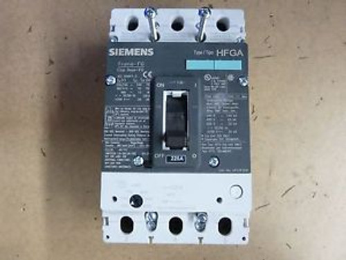 Siemens HFGA circuit breaker HFG3F250 CFT3B225 225A 3 phase (4D)