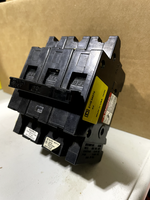 Square D EHB34070 3p 480v 70a NEHB Circuit Breaker