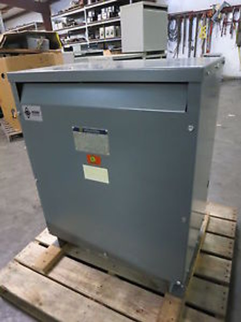 Square D 75 kVA 480 to 208Y / 120 75T3HF Transformer 34349-17222-014 75KVA 208 Y