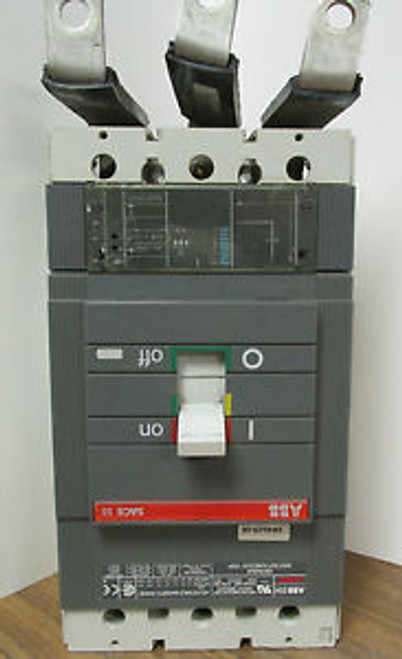 ABB SACE S5 400A S5H ISOMAX CIRCUIT BREAKER W/SHUNT TRIP .......... WC-78 ABB SACE S5 400A S5H ISOMAX CIRCUIT BREAKER W/SHUNT TRIP .......... WC-78