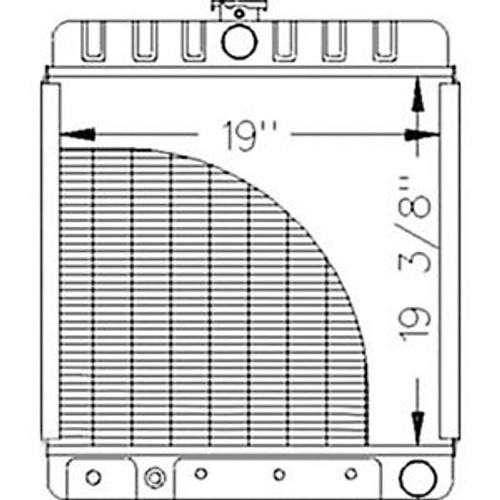 375921 Universal Wollard Airport Tug Radiator Fits Several Models