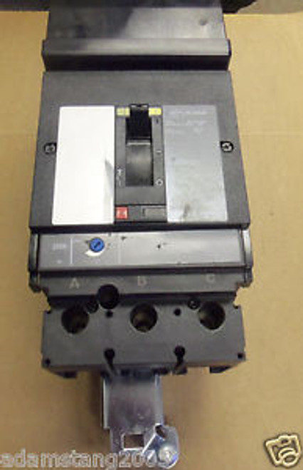 SQUARE D JJA JJA36250 3 POLE 250 AMP 600V CIRCUIT BREAKER TORN LABEL