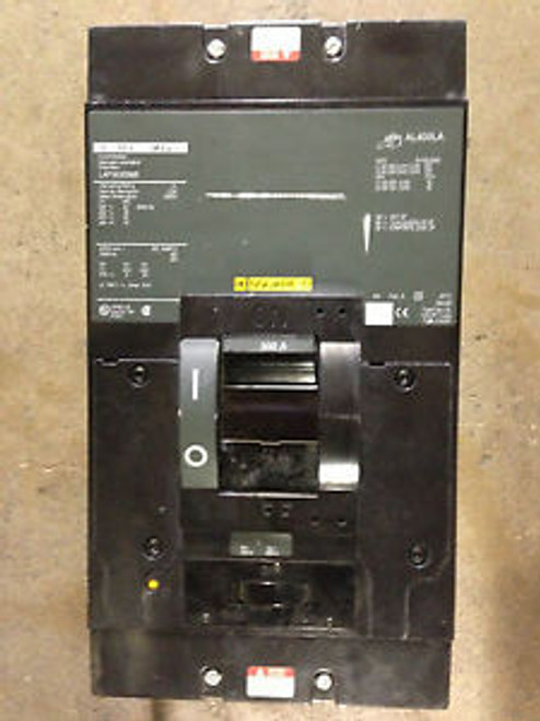 SQUARE D LAP36300MB 3 POLE 300 AMP 600 VOLT MAIN BREAKER USED
