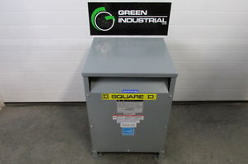 Used 30 KVA Dry Type Transformer HV 480 Delta LV 208 Y / 120 EE30T3HFISCUNLP K13