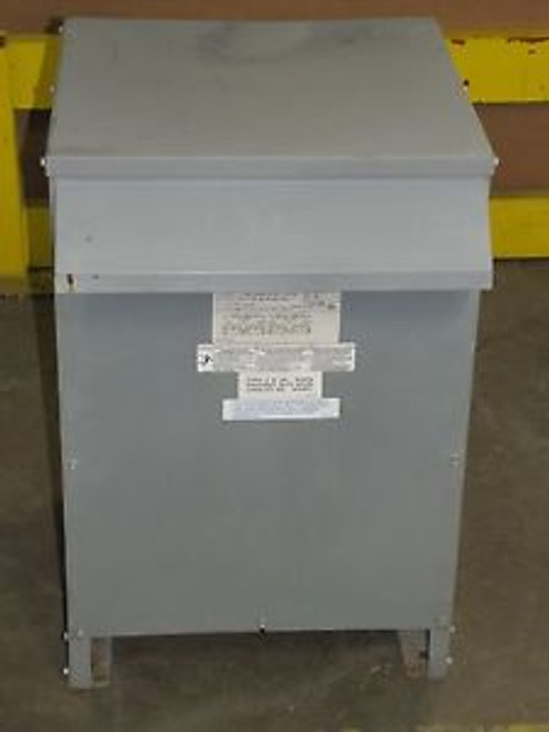 SQUARE D SORGEL 50S3H 50KVA 50 KVA H.V: 240 X 480 L.V.: 120/240V 1PH TRANSFORMER