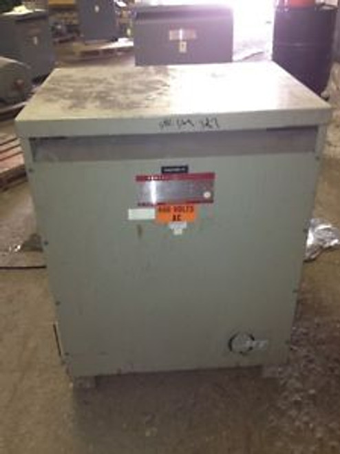 GE 93KVA 3PH TRANSFORMER, HV-460V, LV-460/266V, 6 TAPS, 9T23B4008 G22