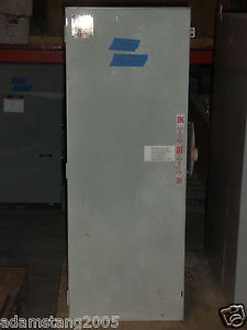 ge TDT3324r 200 AMP 240V MANUAL TRANSFER SWITCH DOUBLE THROW 3R 3 POLE fusible
