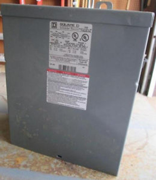 SQUARE D 10S6F : TRANSFORMER DRY 1PH 10KVA 120X240V-120/240V