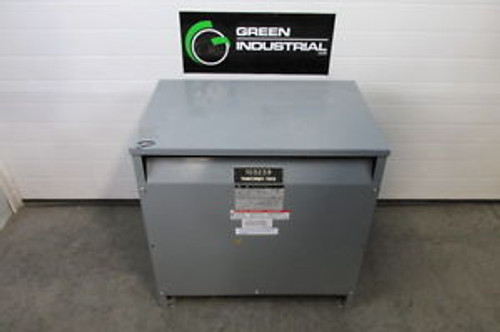 Used 75 KVA Dry Type Transformer HV 480 Delta LV 480 Y / 277 SQ D CAT 75T76H