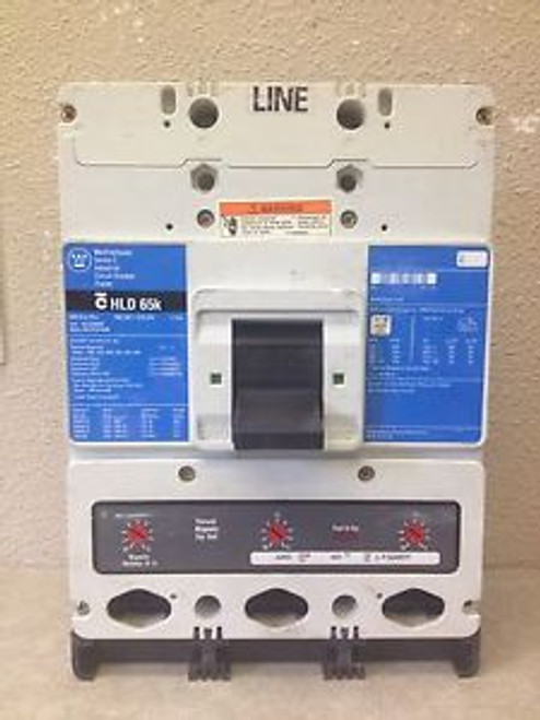 CUTLER HAMMER HLD3600 3 POLE 600 AMP 600 VOLT BOLT ON CIRCUIT BREAKER USED