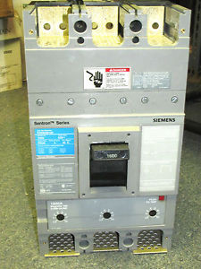 Siemens Sentron PXD6, 1600A Circuit Breaker Cat PXD63B160 ... WE-11A