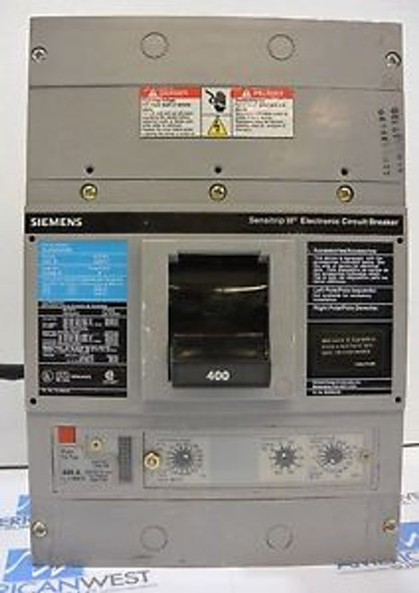 SIEMENS / ITE SJD6-A SJD69400G LIG Functions Sensitrip III 400a