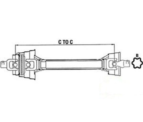 A-84607929 Ford Tractor Complete 80° Cv Driveline Bb960R  Bb960S