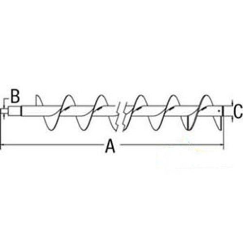 71382957 Gleaner Turret Unloading Auger For Models R62, R65, R66, R72, R75, R76