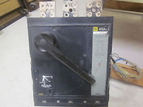 SQUARE D  2000A FRAME 3 POLE CIRCUIT BREAKER PHF3612001680 W/1200A TRIP ...WD-05