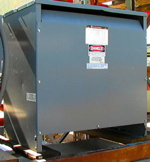 SquareD 75KVA Transformer 3 Phase Insulated 480 208/120