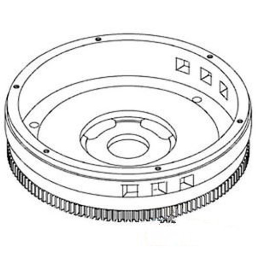 Ar97317 Flywheel W/ Ring Gear Fits John Deere:4555, 4560,4640,4650,4755,4760,