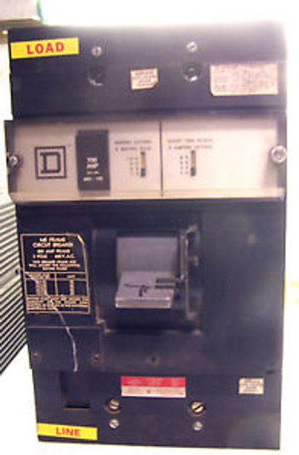 SQUARE D MEL36800 CIRCUIT BREAKER 800 AMP 600 VAC 3 POLE W/ 700 AMP TRIP