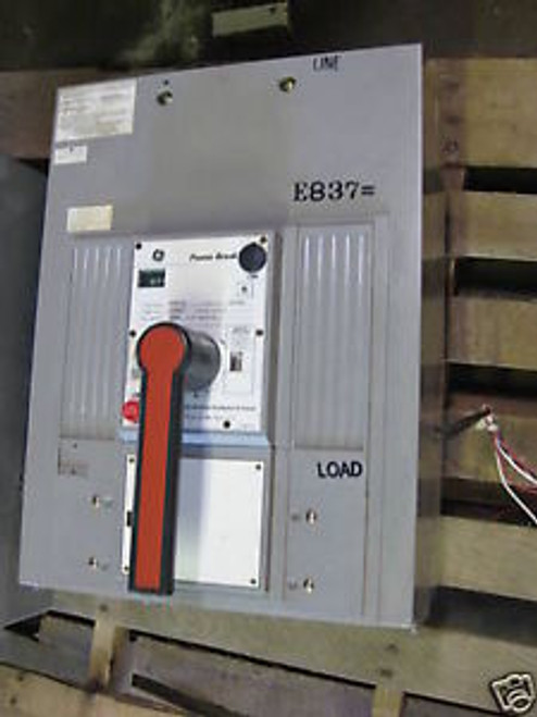 GE General Electric TPMMF76 2500 Amp Power Break Breaker 2000A Trip Powerbreak