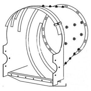 Rotor Transition Cone International 1420 186032C1 Case Ih 1620 87446748