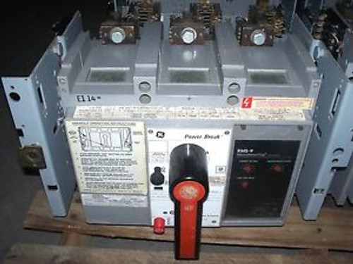 GE POWERBREAK CIRCUIT BREAKER CAT TC88SS 800A/600V/3POLE RMS-9 PROGRAMMER