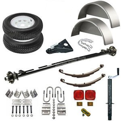 4 Wide Utility Trailer Parts Kit - 3,500 Lb Trailer Axle - Model 1108 (61/46)