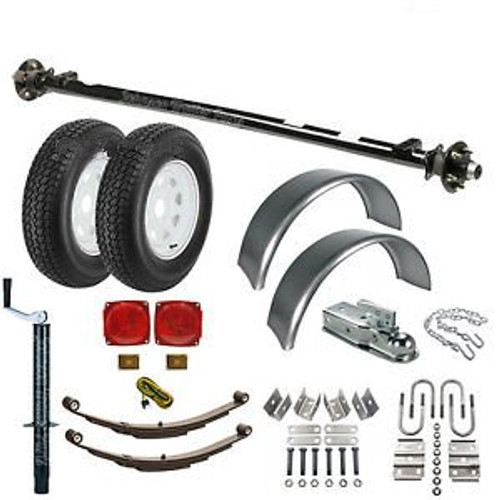 42  Wide Utility Trailer Parts Kit - 2,000 Lb Trailer Axle - Model 1106