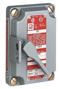 Killark Xs-1C Tumbler Switch,Xs Series,1 Gang,1-Pole