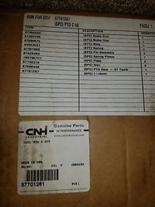 Cnh, Case Ih, New Holland, Kit Part # 87701261