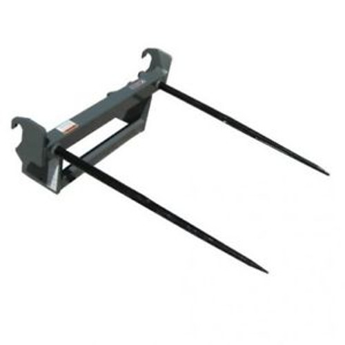 Worksaver - Bale Spear - 3000Lb Capacity Front Loader Euro-Hook