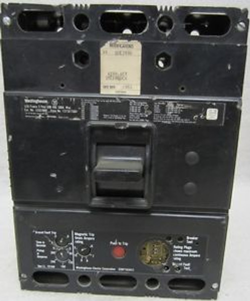 WESTINGHOUSE  LCG3300F  600 VAC  300 Amp  3 Pole CIRCUIT BREAKER WESTINGHOUSE  LCG3300F  600 VAC  300 Amp  3 Pole CIRCUIT BREAKER