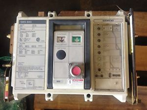 SIEMENS SBS800 CIRCUIT BREAKER 800A 600V SB08TLSI L/S/I