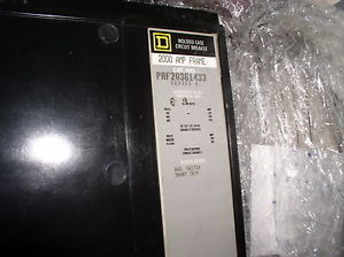 SQUARE D PAF20361433 CIRCUIT BREAKER 2000 AMP W/ SHUNT TRIP & AUXILLARY