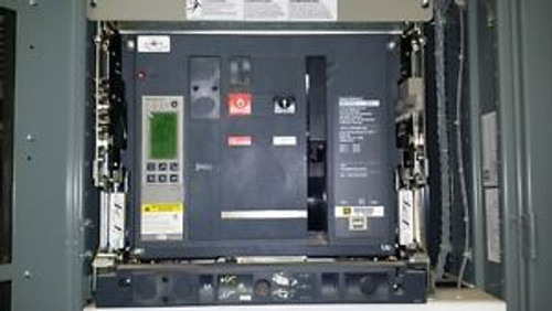 USED 1600 Amp Square D Masterpact Insulated Case Circuit Breaker CAT NW 16 H2