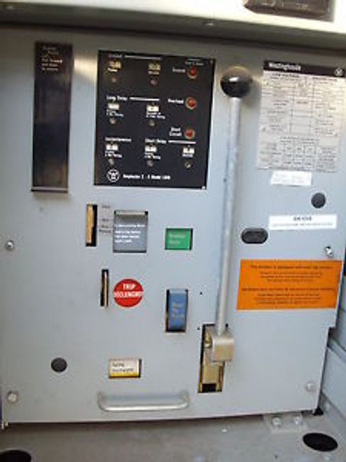 Westinghouse DS416 LSIG Power Circuit Breaker 1200/1600/2000A Sensor 600V Westinghouse DS416 LSIG Power Circuit Breaker 1200/1600/2000A Sensor 600V