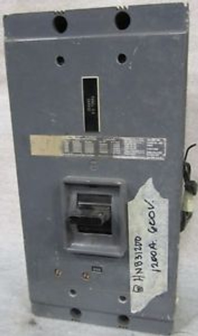 WESTINGHOUSE  HNB31200  600 VAC  1200 Amp  3 Pole CIRCUIT BREAKER w/ Shunt trip