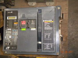 MERLIN GERIN MASTERPACT MP20H1 CIRCUIT BREAKER 2000A 600V STR58R PROGRAMMER LSI