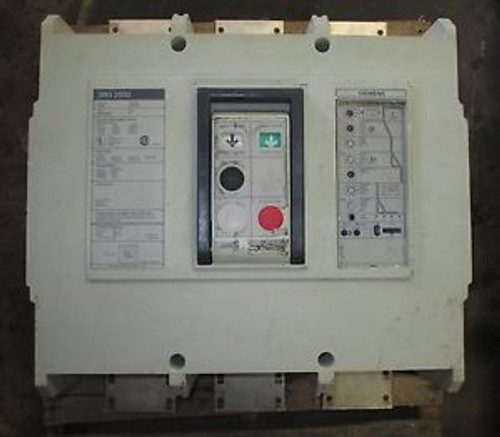 Siemens SBS4025 F 2500 Amp Breaker LI Trip 25SB2500 Plug SBS 4025 Bolt On 600V