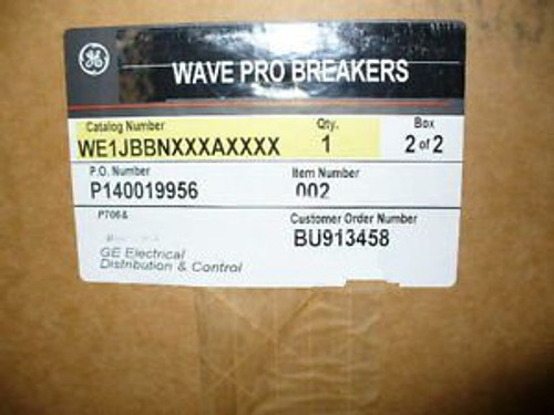 GE WavePro  2000 Amp  WPS-20 Circuit Breaker, Low Voltage M/O D/O