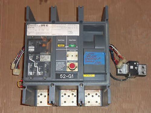 WESTINGHOUSE SPB65 2000 AMP 600V POW R CIRCUIT BREAKER LSIG SHUNT AUX E/O