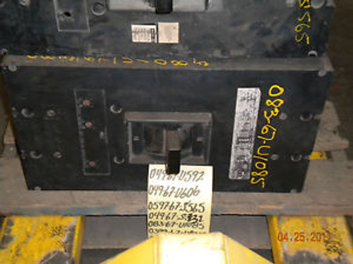 Westinghouse PB31600P 600V 1000 Amp INSULATED CASE CIRCUIT BREAKER