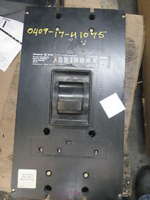 Westinghouse PB31600PRF 600V 1600 Amp Trip 1000A INSULATED CASE CIRCUIT BREAKER