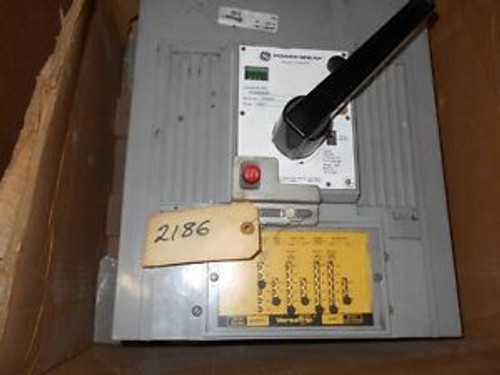 General Electric (TPSS6616NE1) Power Break 1600 A Circuit Breaker, MO, Used
