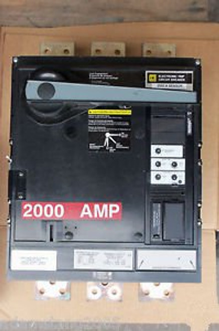 Square D PXF 3 pole 2000 amp 600v PXF362000 LSI Circuit Breaker
