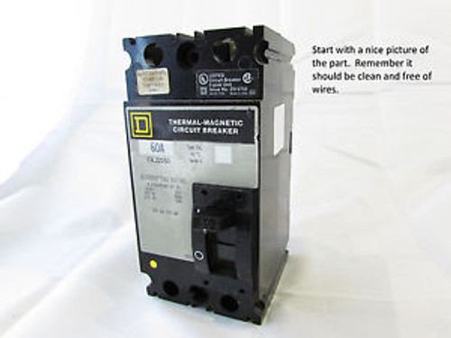 TEMPLATE RANDOM 123ABC456 CIRCUIT BREAKER 60A 240V 2 POLE XLNT