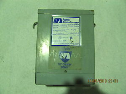 ACME (M T-2-53013-45 ) PRIMARY 240/480 SECONDARY 12-240  TRANSFORMER OUTDOOR