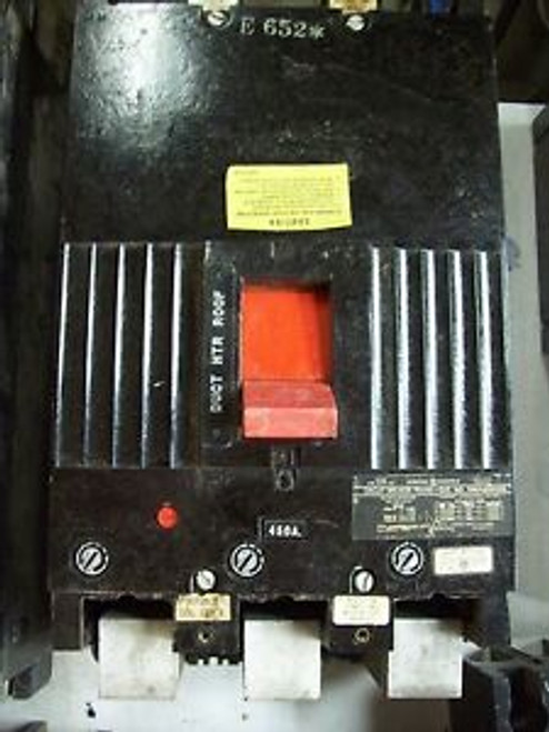 GE THKM836F000 450 AMP BREAKER