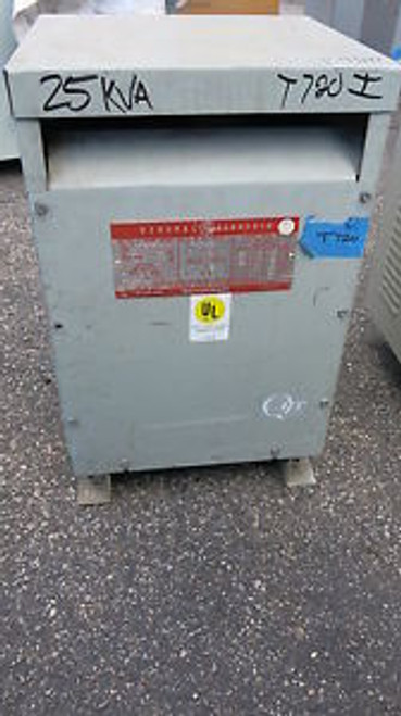 General Electric 25 KVA 215/506x120/240 Volt Transformer- T720